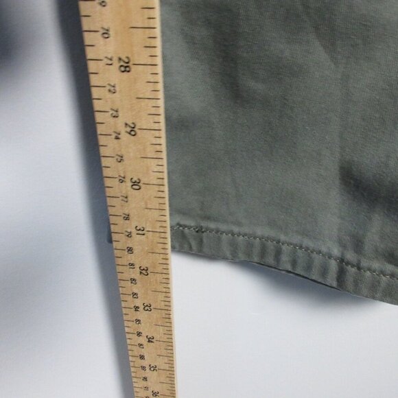 Levi Men's Pants 38 x 34 Green Chino Cotton Blend Casual Skater 574 - Picture 14 of 15